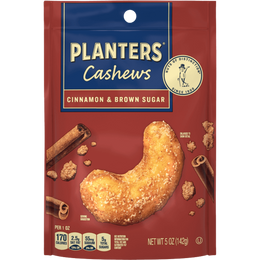 Planters Cashews Cinnamon & Brown Sugar Snack