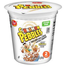 Post Cinnamon Pebbles Cereal Cup