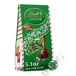 Lindt Lindor Peppermint Cookie Milk Chocolate Truffles