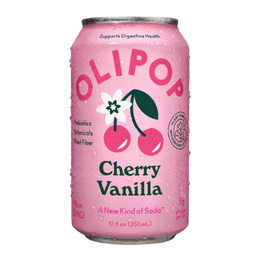 Olipop Cherry Vanilla Prebiotic Soda