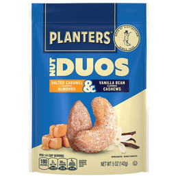 Planters Nut Duos Salted Caramel Almonds & Vanilla Bean Cashews
