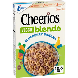 General Mills Gluten Free Cheerios Veggie Blends Blueberry Banana