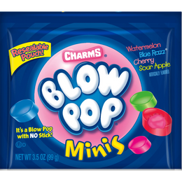 Charms Blow Pop Minis 3.5 Oz - Blow Pop without Stick