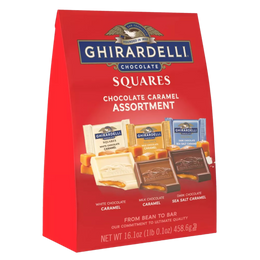 Ghirardelli Chocolate Caramel Assortment Candy Squares