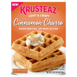 Krusteaz Cinnamon Churro Belgian Waffle Mix