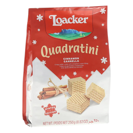 Loacker Quadratini Cinnamon Wafers