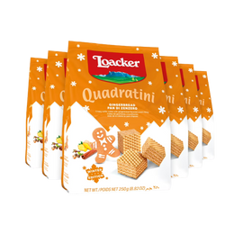 Loacker Quadratini Gingerbread Wafers
