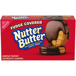 Nutter Butter Fudge Covered Peanut Butter Cookies
