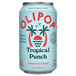 Olipop Tropical Punch Prebiotic Soda