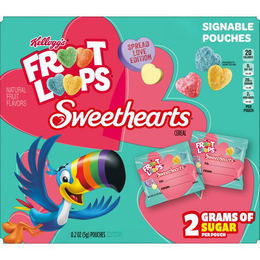 Kellogg's Froot Loops Sweethearts Cereal Pouches